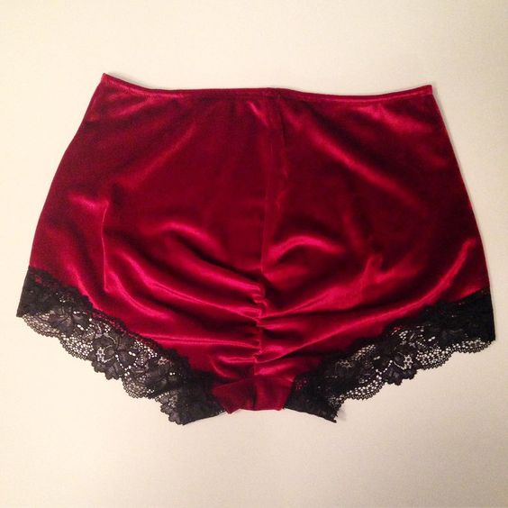 Burgundy velvet and lace underwear by blue hours atelier. Click through for more examples of lingerie designs, pattern making, and where to shop designs.