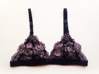 Amnesia Rose bralette by blue hours atelier. Click through for more examples of lingerie designs, pattern making, and where to shop designs.
